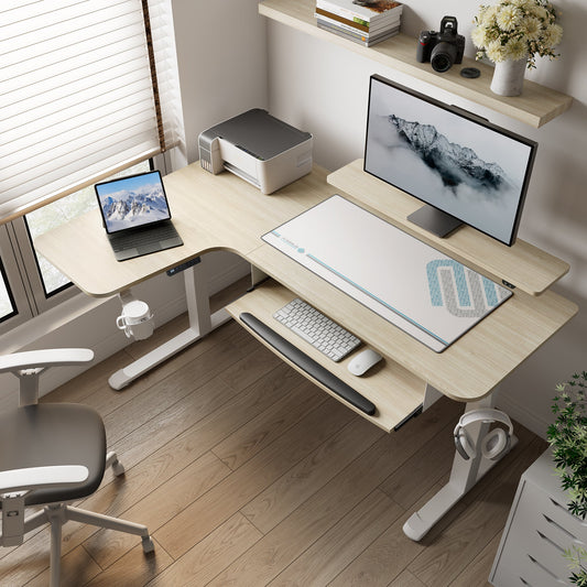 L-Shaped vs. Straight Desks for a Creator Studio