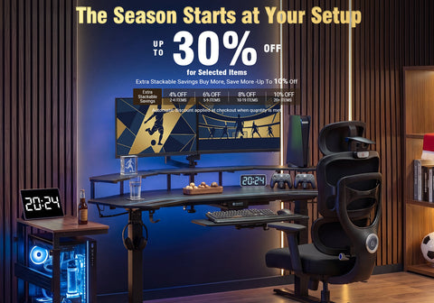 World Cup 2026 Sale: Up to 30% Off Eureka Ergonomic Gaming Chairs & Standing Desks – Every Goal in Comfort!