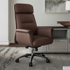 Royal, Microfiber Leather Executive Office Chair - Brown