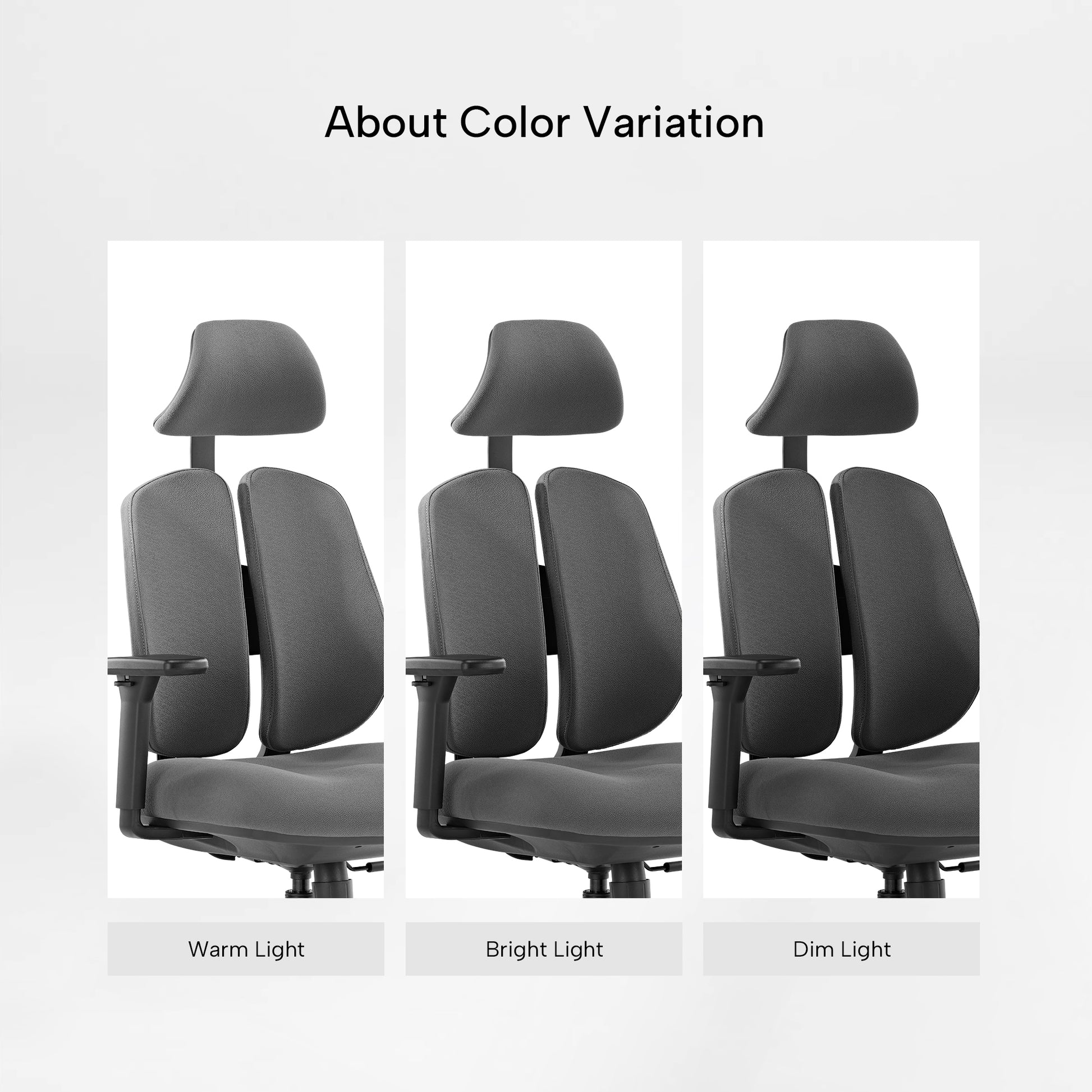 Color difference,dark gray