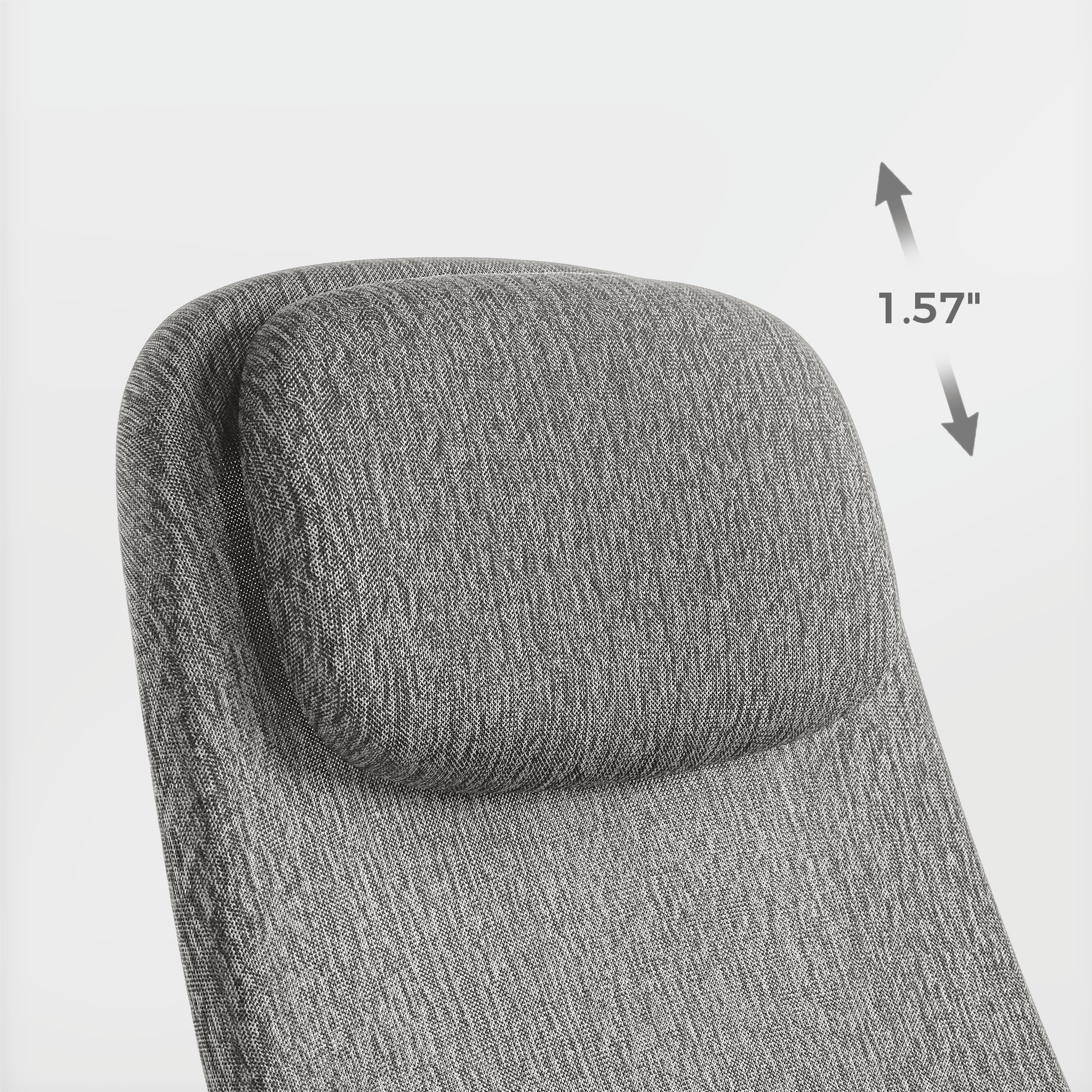 Skylar-Lite Ergonomic Office Chair Headrest Detail, Adjustable Height 1.57 Inch.