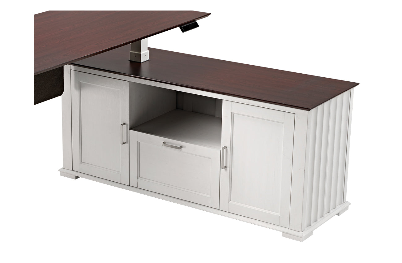 Ark ES Executive Standing Desk Stylish Side Cabinet