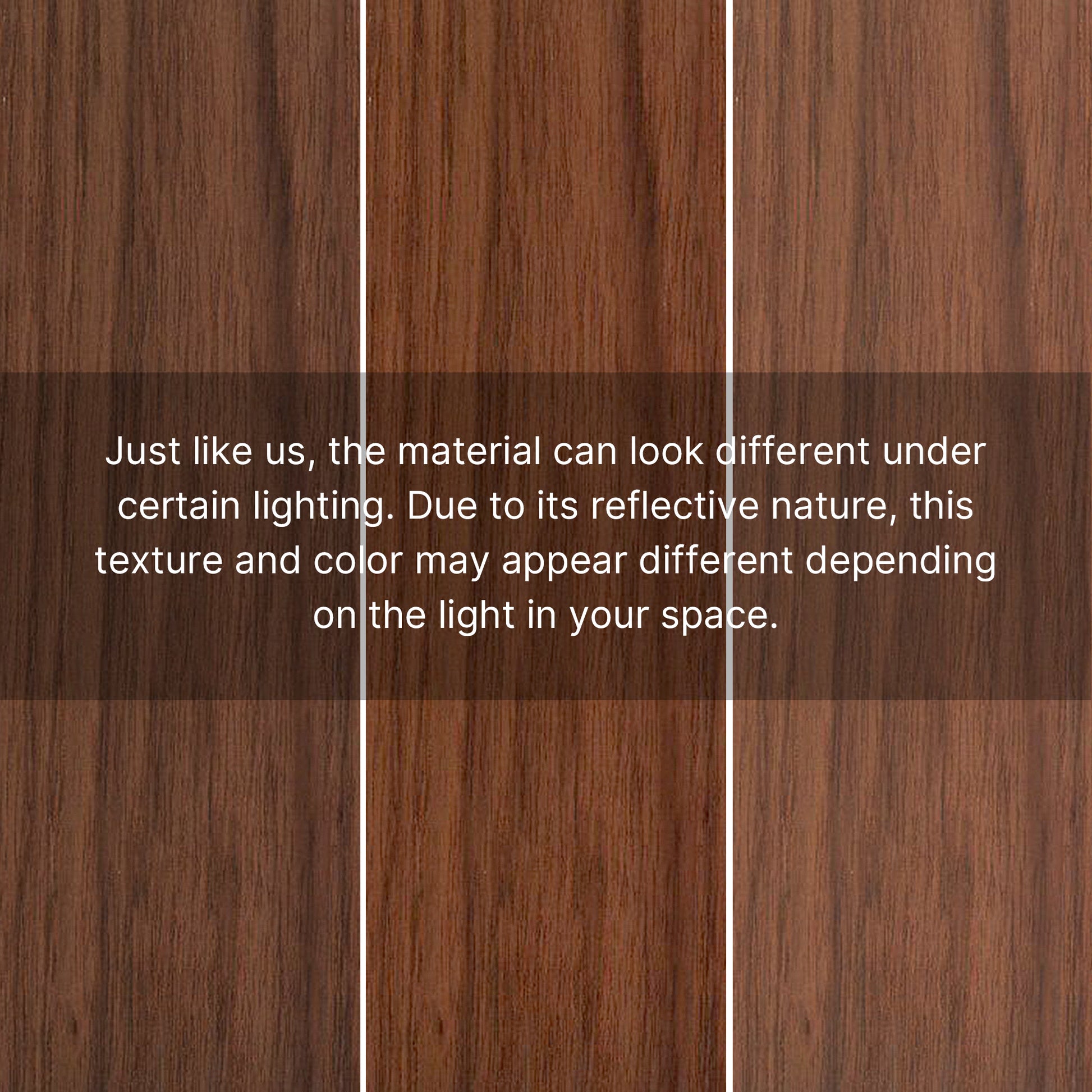 41 Walnut Coffee Table Wood Grain Detail, Color Variations Due to Light.
