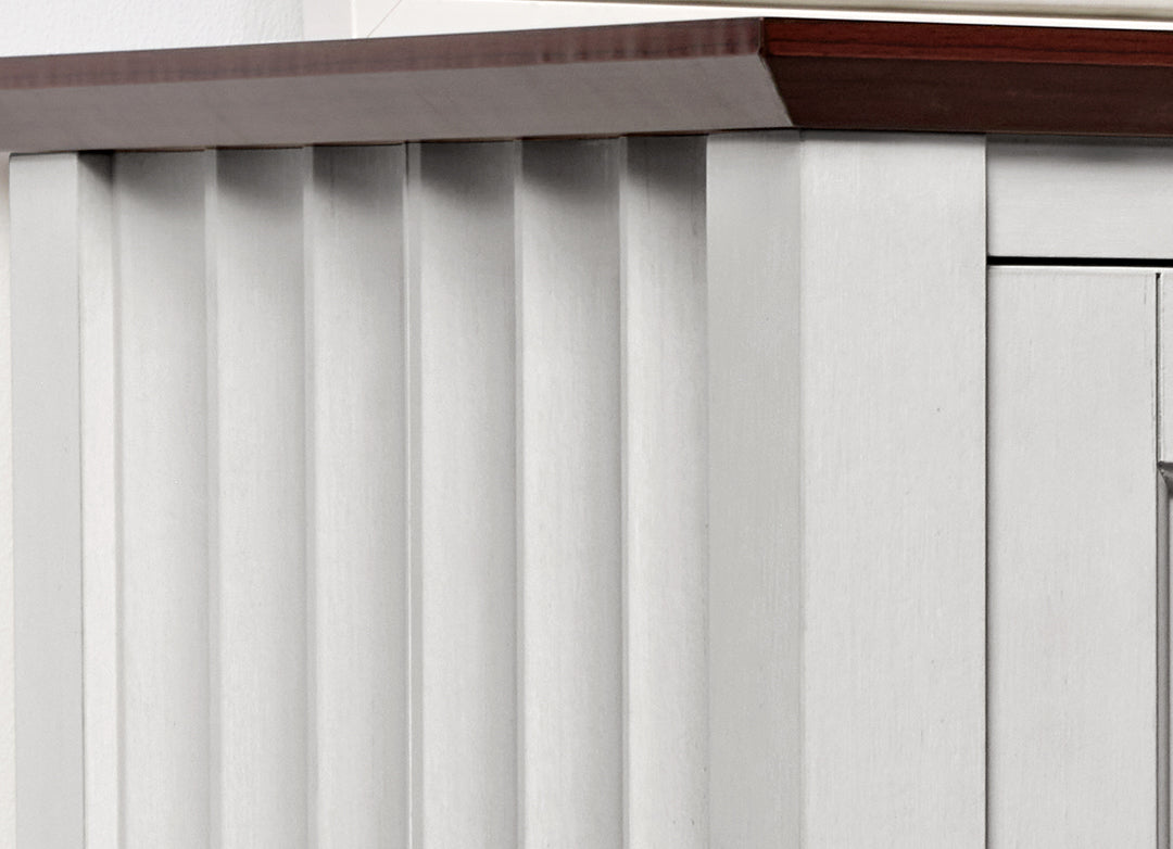 Eureka ARK ES 77" Tall Storage Cabinet Bookshelf with Doors for Home Office Elegant and Unique Design