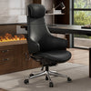 Serene Ella, Napa Leather Executive Chair - Black