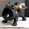 [Coming Soon] HD-12, 7''H, Bulldog Statue with Storage - Black