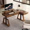 Ark Pro L-Shaped Standing Desk (63"x23") - Golden Walnut