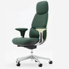 Serene Pro, Executive Genuine Leather Office Chair - Green