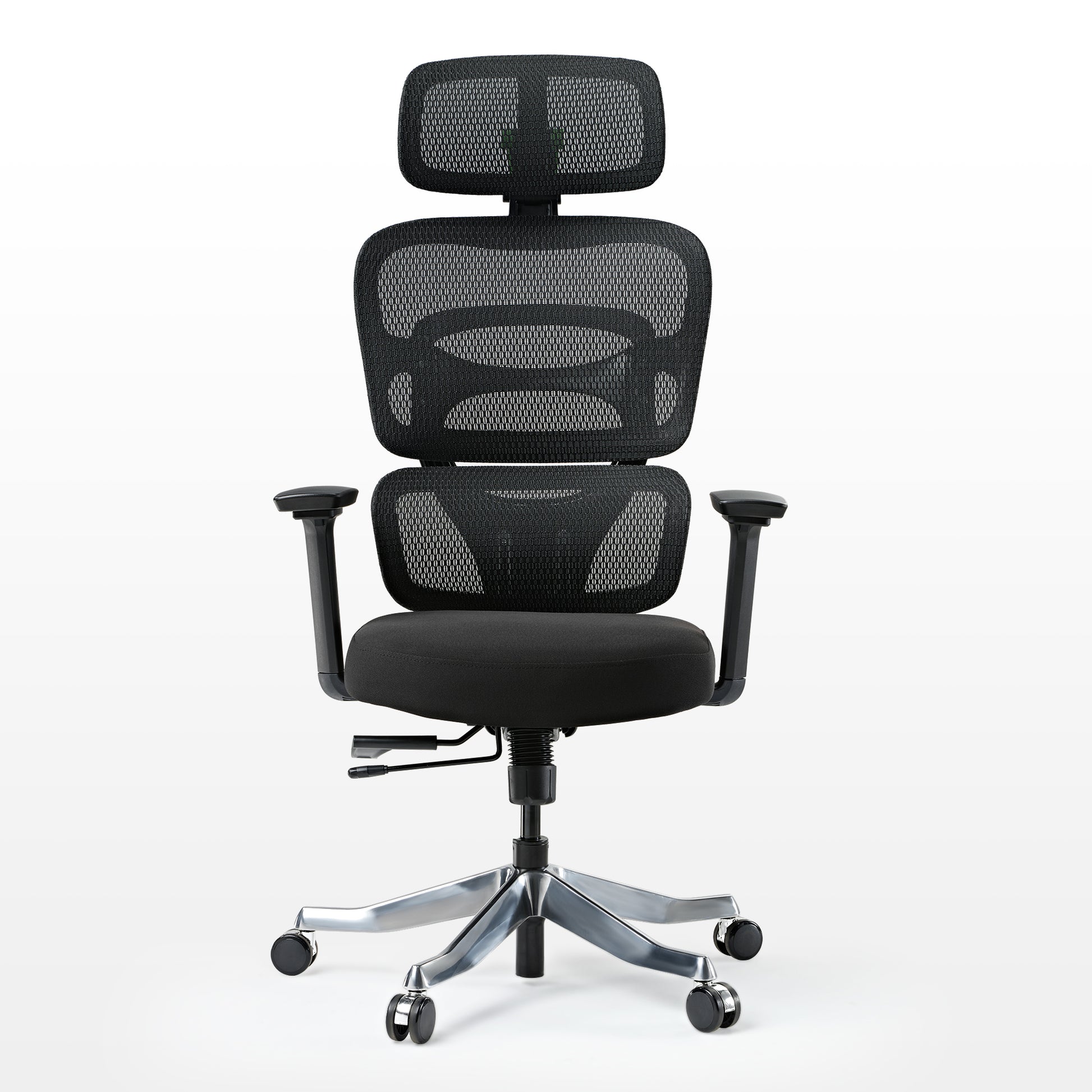Axion Ergonomic Hybrid Chair - Black Mesh Back, Ergonomic Design for Gaming and Work.