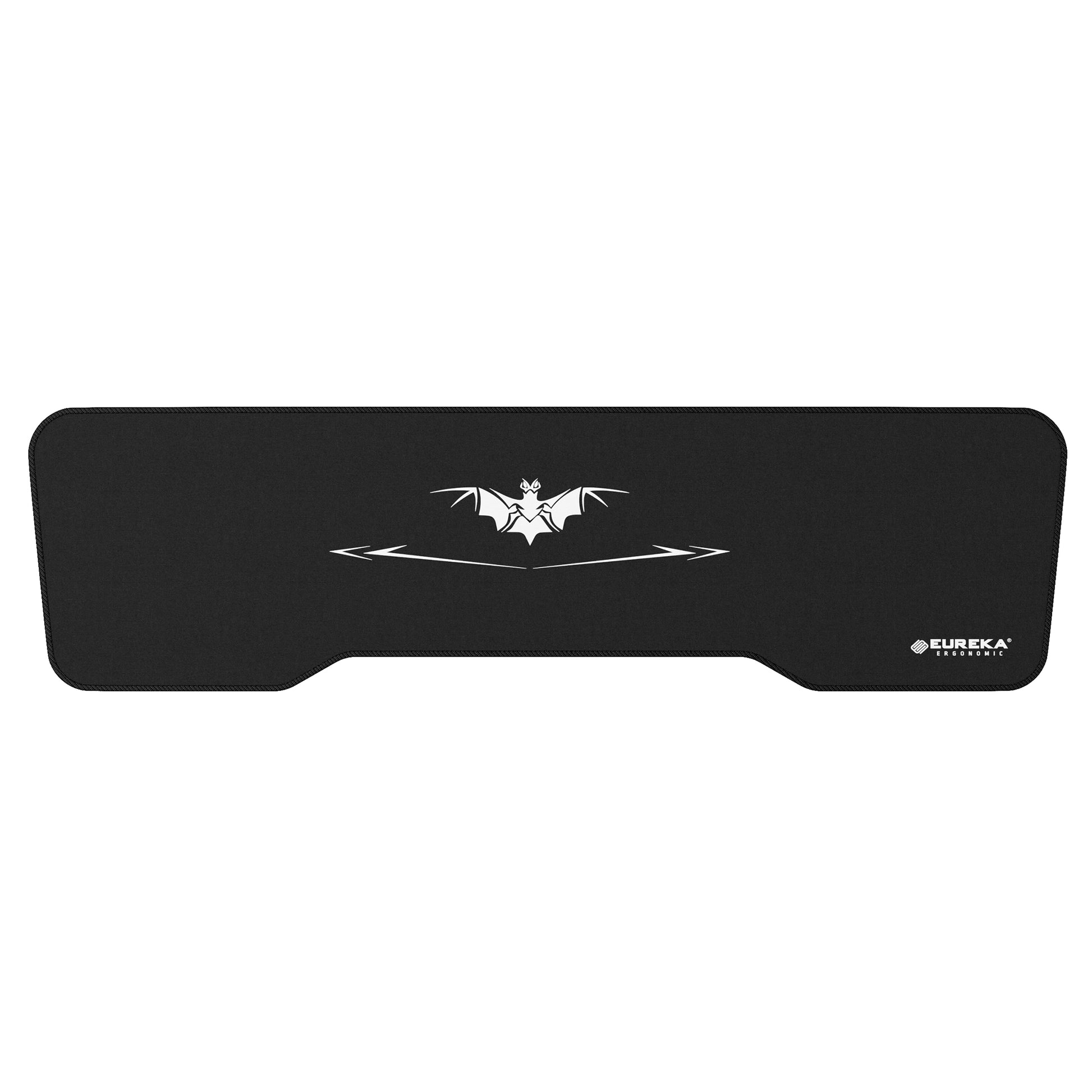 Eureka Ergonomic Gaming Mouse Pad, Black With Bat Design, Smooth Surface.