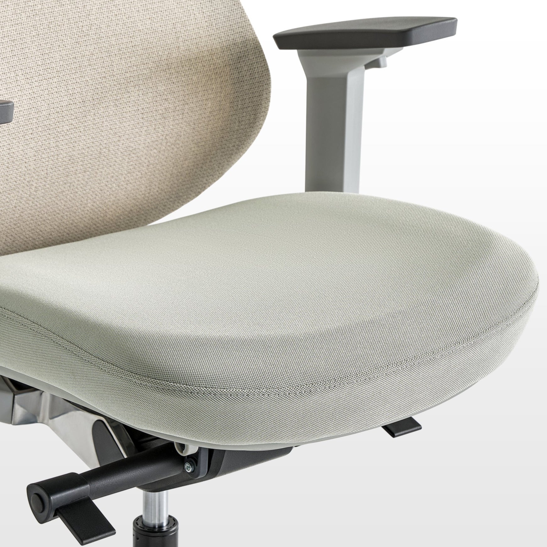 Eureka Ergonomic Lira,  Meah Ergonomic Office Chair, Light-Green Gray cushion