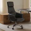 Royal Renee, Microfiber Leather Executive Office Chair - Black
