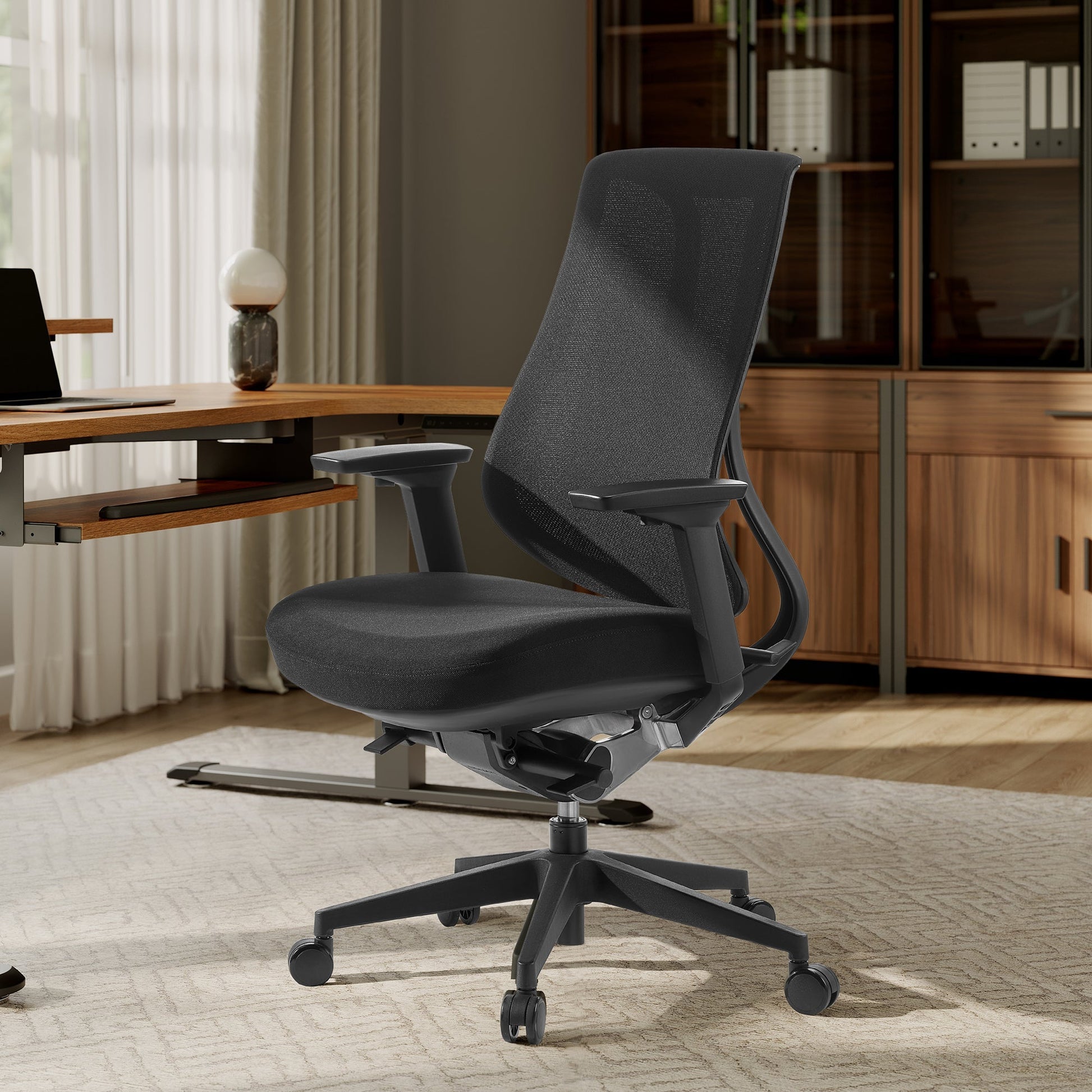 Eureka Ergonomic Lira,  Meah Ergonomic Office Chair, Black 45 sence