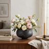 HD-09-B, 4''/5''/6''/10''H, Flower Vase - Black