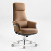 Royal Renee, Microfiber Leather Executive Office Chair - Brown