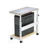 Mobile Height Adjustable CPU Cart - Maple