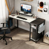 55x23 Office Desk with Storage Space - Oak