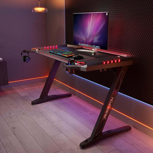 50x27 Gaming Desk with Z Shaped Legs