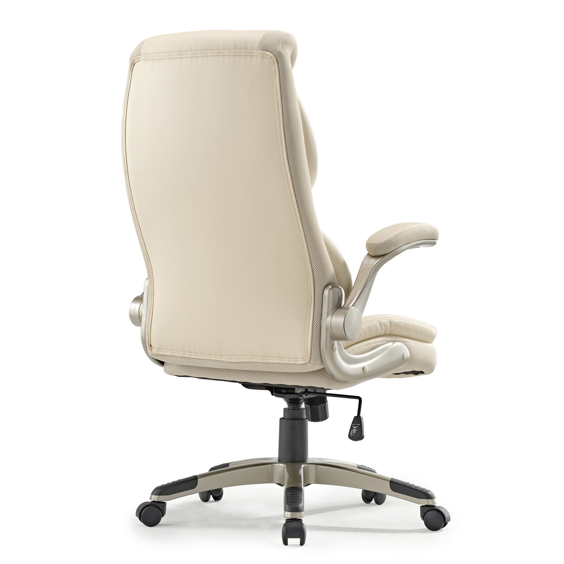 Galene, Home Office Chair, Off-White, back angle