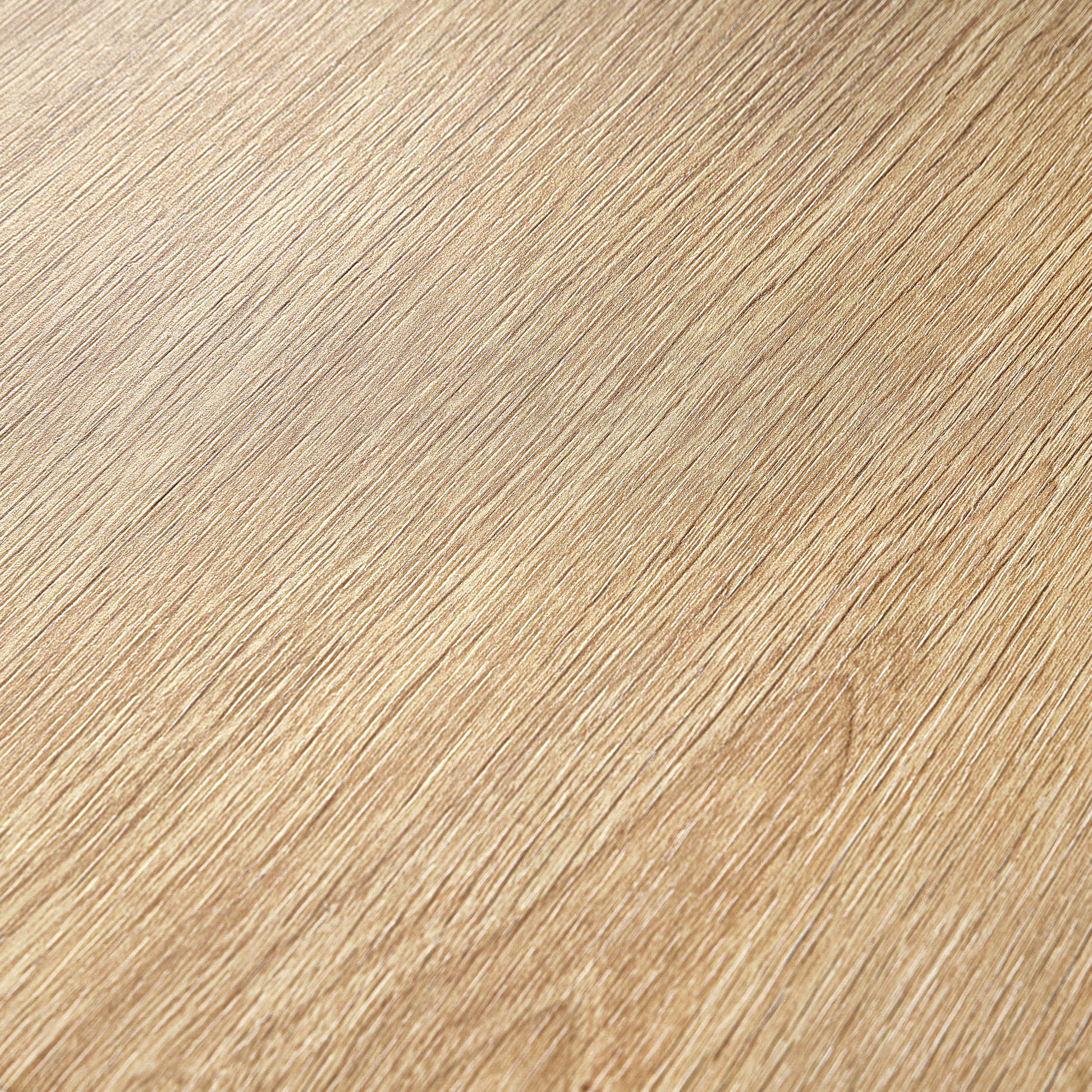 Ark Lite Standing Desk Light Woodgrain Finish Detail, Durable and Moisture-Resistant Surface.