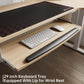Desk with 29'' Keyborad Tray, Oak / 60" / Left