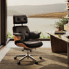 Mathias, Napa Leather Executive Office Chair - Black