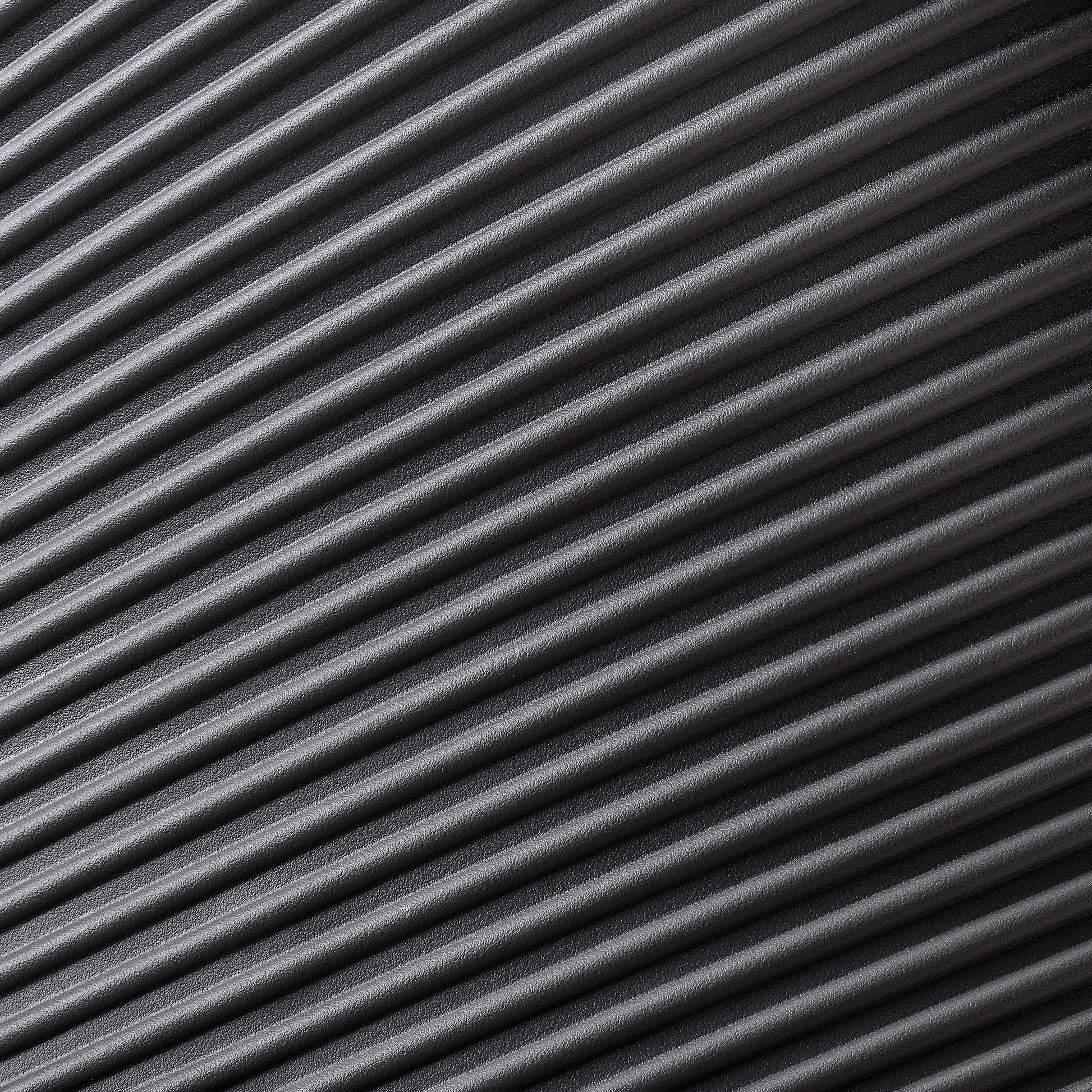 Eureka Ergonomic Dark gray microfiber leather backrest texture with ribbed detail on Royal Rowan executive chair, highlighting material.