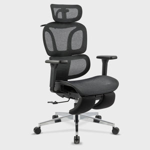 Eureka Ergonomic Ergonomic Office Chair with Footrest, Black