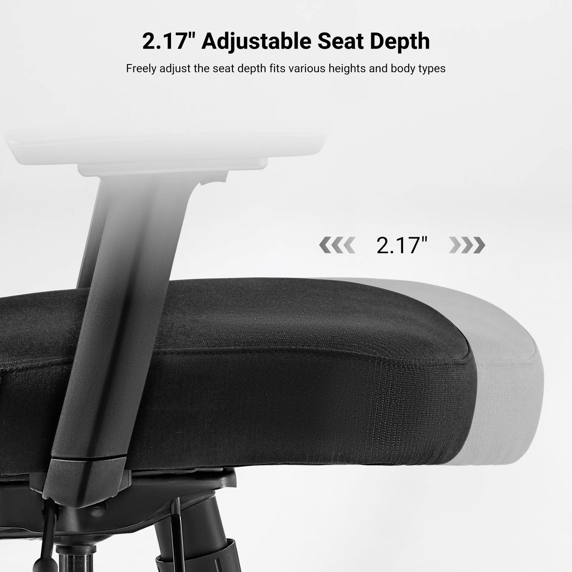 Adjustable Seat Depth,blue,fabric