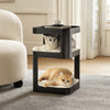 3-Tier Cat Tower & Side Table - Black