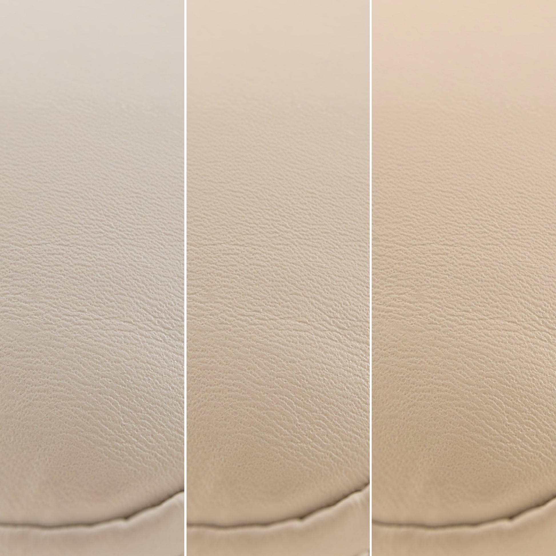 Off-White Pu Leather Dining Chair Detail, Textured Surface, Chester Style Upholstery, Elegant Dining Chair.