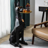 [Coming Soon] 29''H, Big Doberman Dog Side table - Black