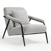 Minimalist Lounge Chair, Gray - Gray