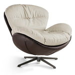Alexia Comfy Swivel Lounge Chair in Gray, Modern Design and Comfortable With Ergonomic Support.