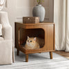 Multi-Functional Cat Bed & Side Table - Walnut