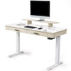 George, Slate Standing Desk, Artificial Marble Desktop (55"x23") - White