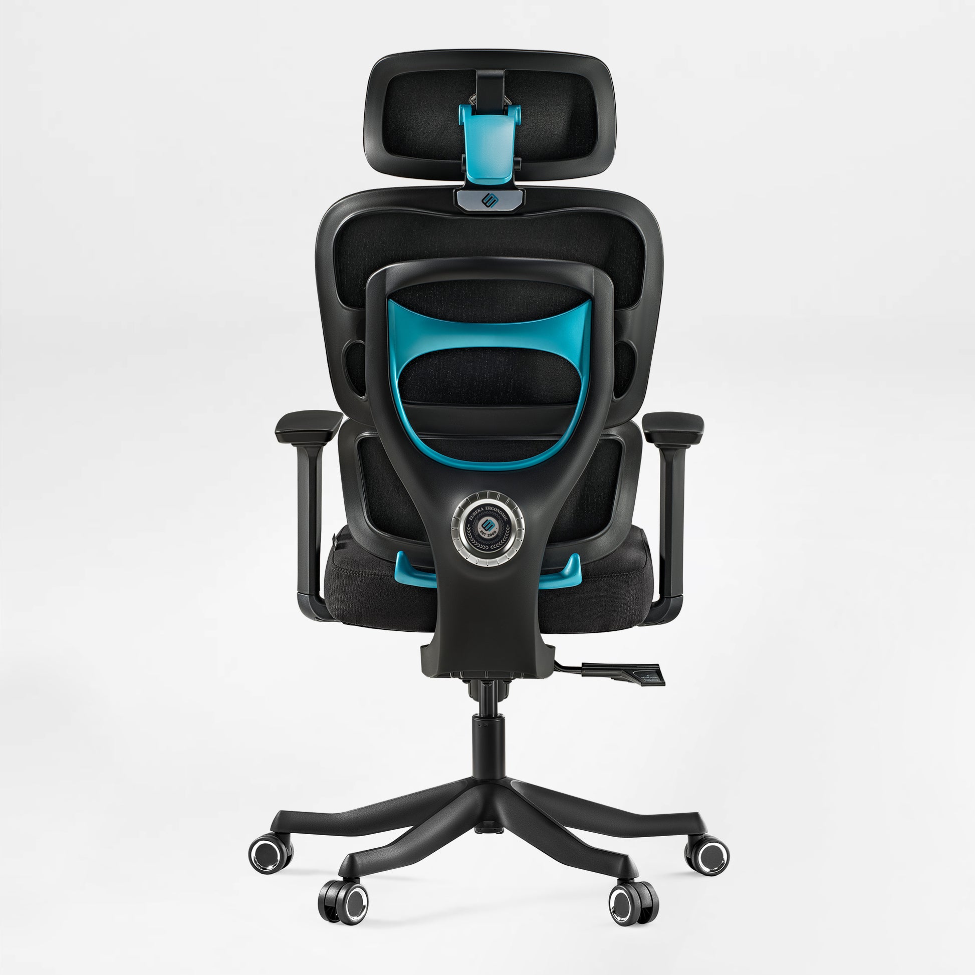Eureka_Ergonomic_Axion_Ergonomic_ Gaming_Racing_Chair_w_Lumbar_ Support_and_spring_cushion_Blue_Fabric