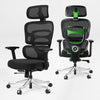 Axion, Ergonomic Hybrid Chair - Green