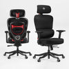 Axion, Ergonomic Hybrid Chair - Red
