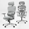 Axion, Ergonomic Hybrid Chair - Silver Gray