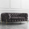 Beverly, Loveseat Sofa, 2 Seater - Gray
