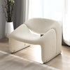 Boucle Sherpa Accent Chair Lounge Chair White - Off-White