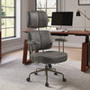 Cameron, Ultra Soft Cushion Adjustable Office Chair - Gray