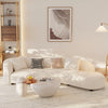 Emily Curved Sofa - Off-White