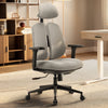 Flex, Dual-Backrests Ergonomic Office Chair - Light-Gray