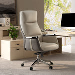 Royal II Silicone & Leather Executive Ergonomic Office Chair in a Modern Office Setting.