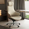 Serene Ella, Napa Leather Executive Chair - Off-White