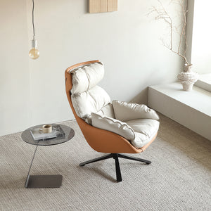 Todd Swivel Armchair with High Back Lounge Chair, Light Gray, Promotional Video