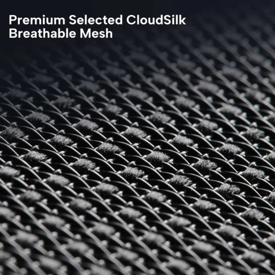 Eureka Ergonomic Typhon Gaming Chair Featuring Premium Cloudsilk Breathable Mesh, Providing Comfort and Support.