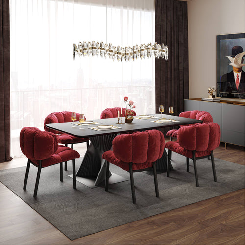 Dining chairs play an important role in dining room decoration